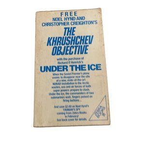 The Khruschev Objective Noel Hynd 1987 Political Thriller Cold War